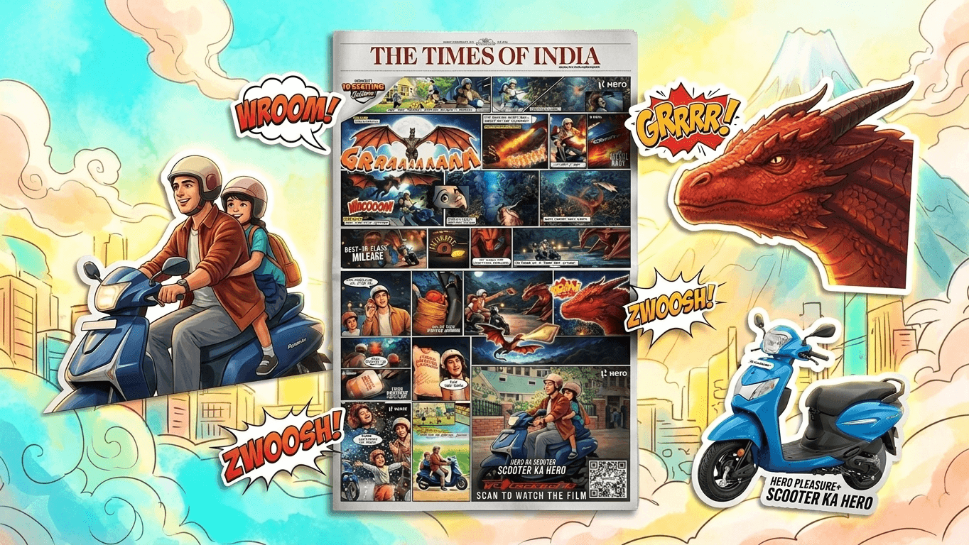 Hero Destini’s Epic Sticker Campaign: Turning TOI into a Magical Adventure