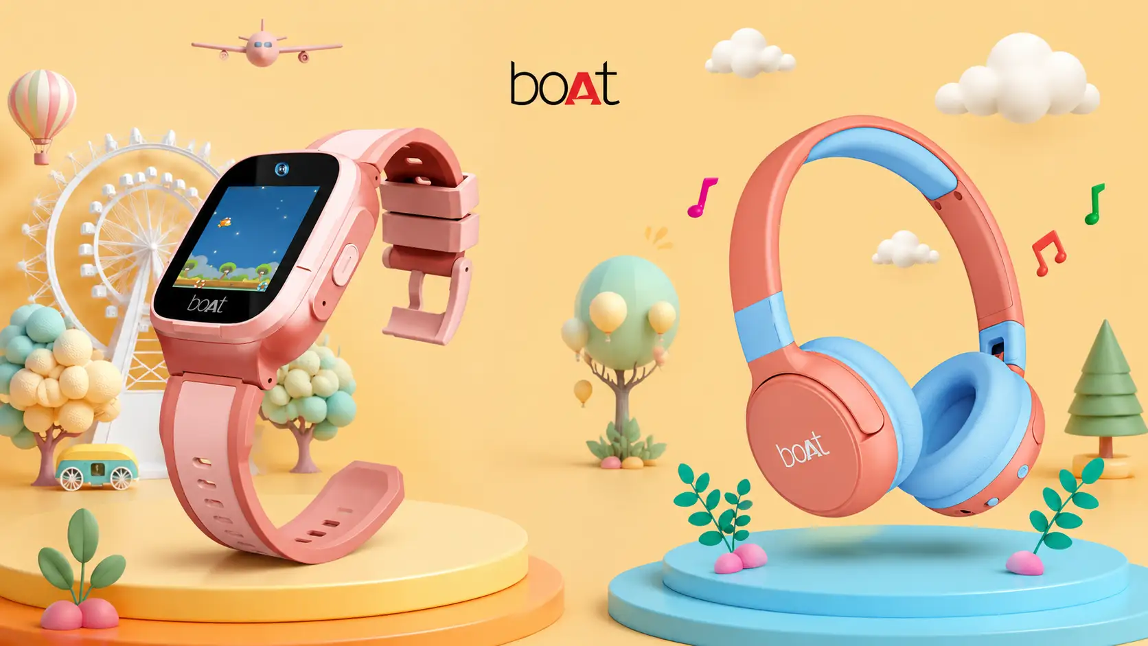 boAt Enters the Kids Segment with New Smartwatch and Headphone Lineup