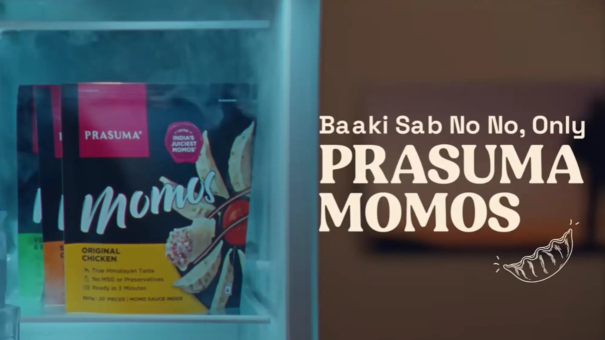 Prasuma’s ‘Baaki Sab No No’ Campaign Puts Momo Obsession in the Spotlight